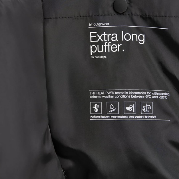 Zara Long Puffer Jacket - Picture 7 of 7